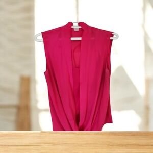 Women's Sleeveless Pink Top
